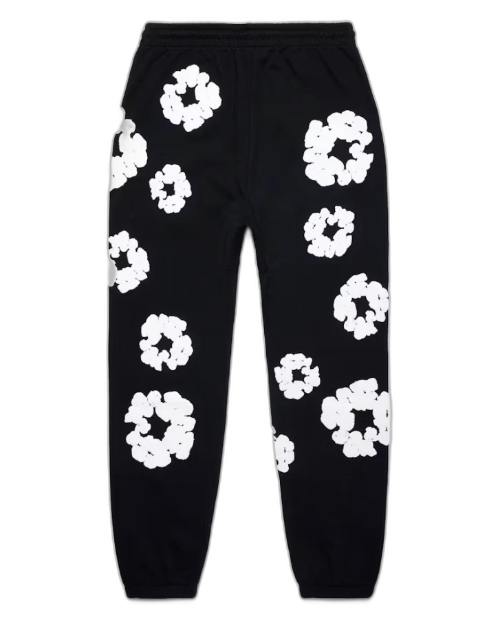 Denim Tears The Cotton Wreath Sweatpants Black