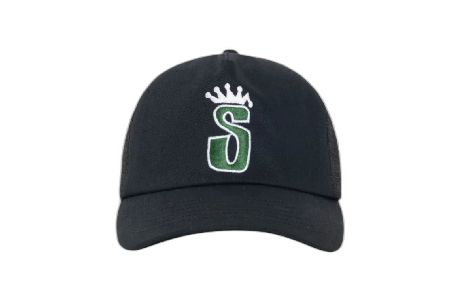 Stussy Trucker S Crown Snapback Shadow Black