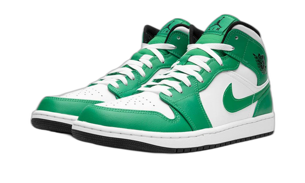 Jordan 1 Mid Lucky Green