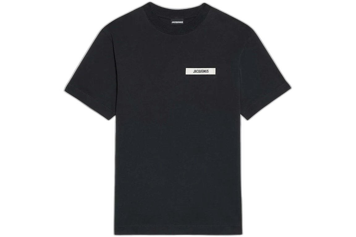 Jacquemus Le T-Shirt Gros Grain Black