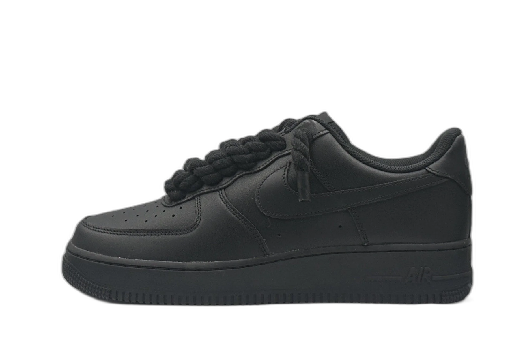 Nike Air Force 1 Low ‘07 Black / Black Rope Laces