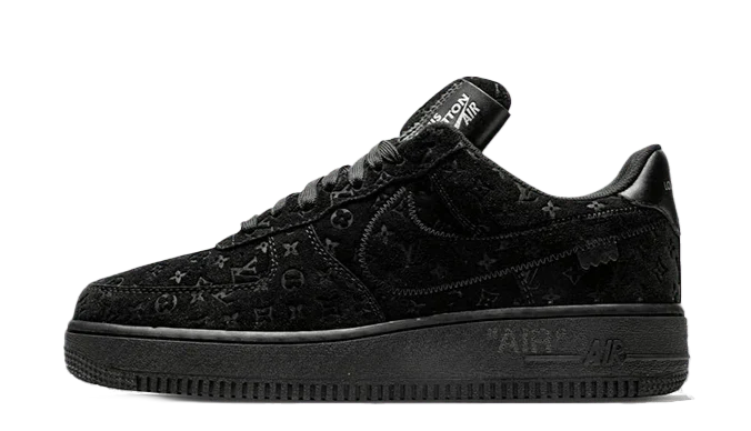 Louis Vuitton Nike Air Force 1 Low By Virgil Abloh Black