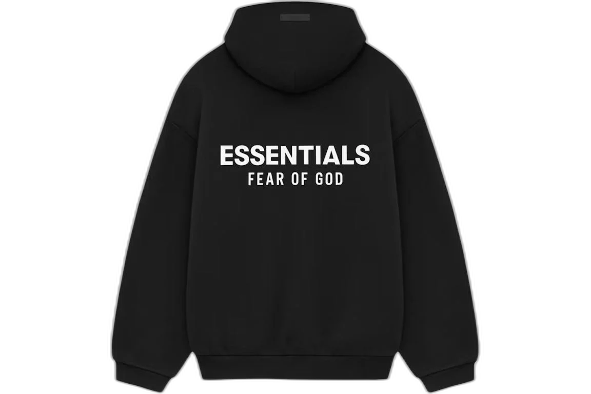 Fear of God Essentials Fleece Hoodie Black (FW24)