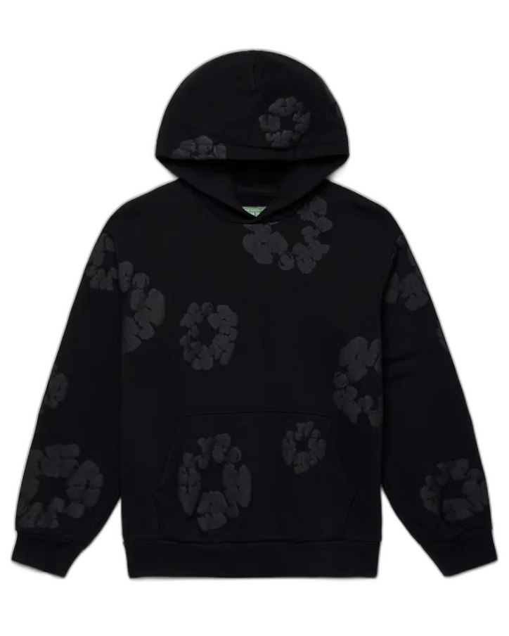 Denim Tears The Cotton Wreath Sweatshirt Black Monochrome