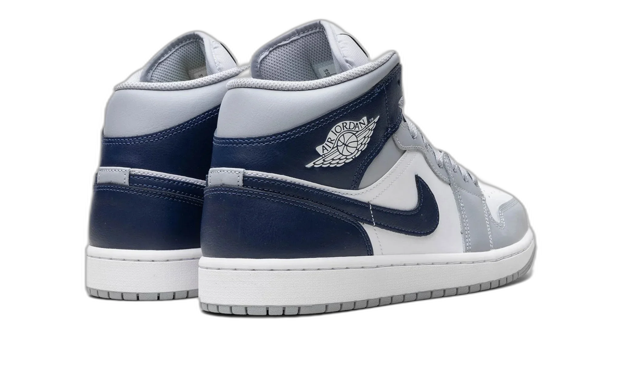 Jordan 1 Mid Wolf Grey Midnight Navy