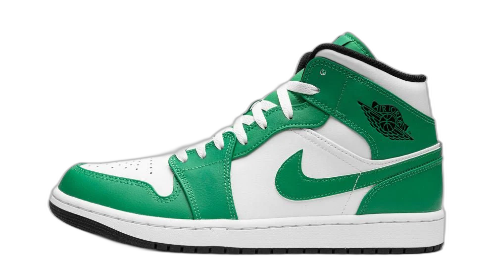 Jordan 1 Mid Lucky Green