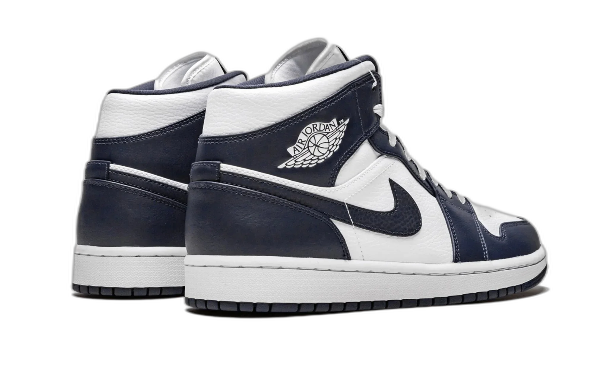 Jordan 1 Mid White Metallic Gold Obsidian