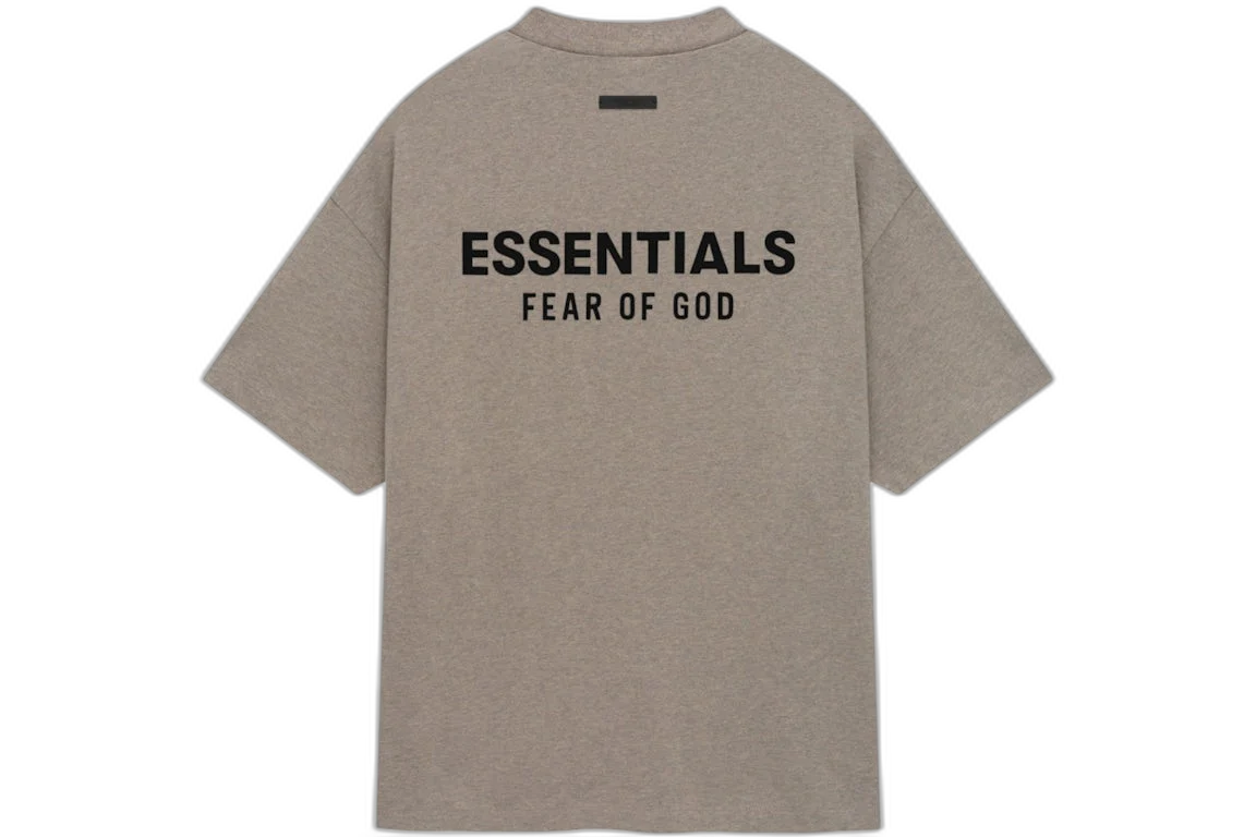 Fear of God Essentials Jersey Crewneck T-Shirt Heather Gray (FW24)