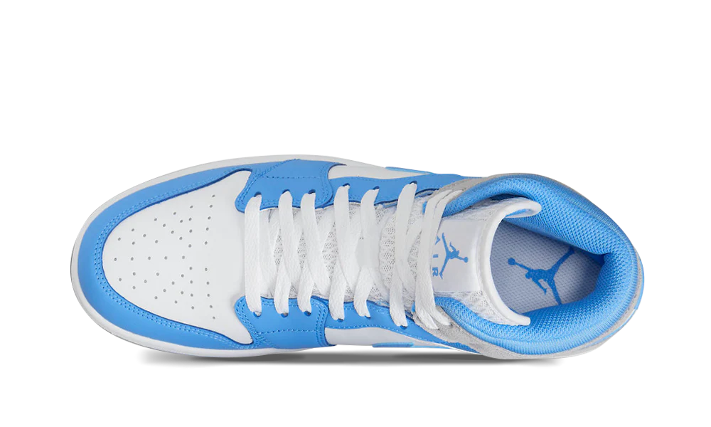 Jordan 1 Mid University Blue Grey