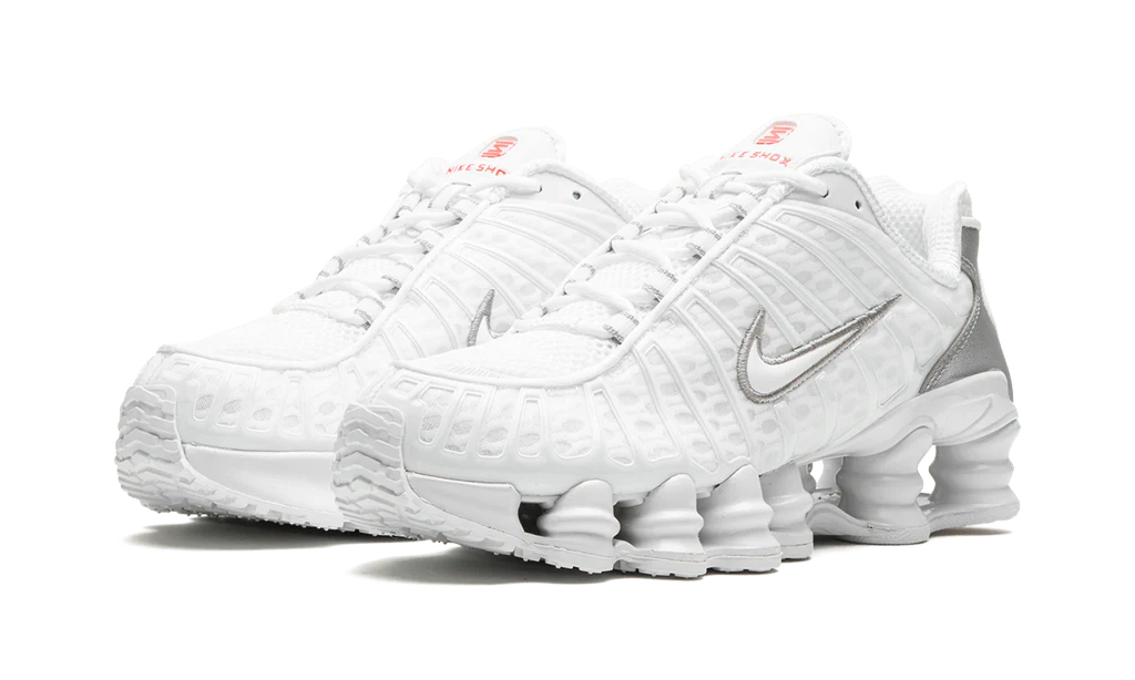 Nike Shox TL White Metallic Silver