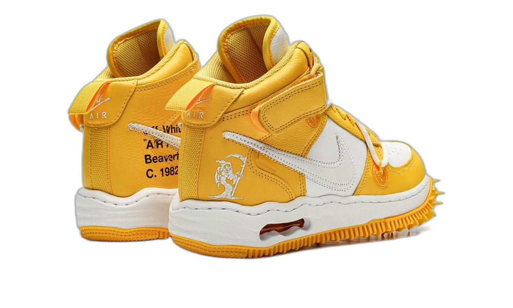 Nike Air Force 1 Mid SP Off-White Varsity Maize