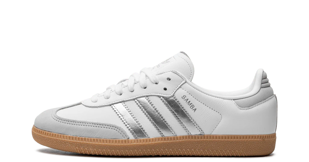 adidas Samba OG White Silver Metallic Grey