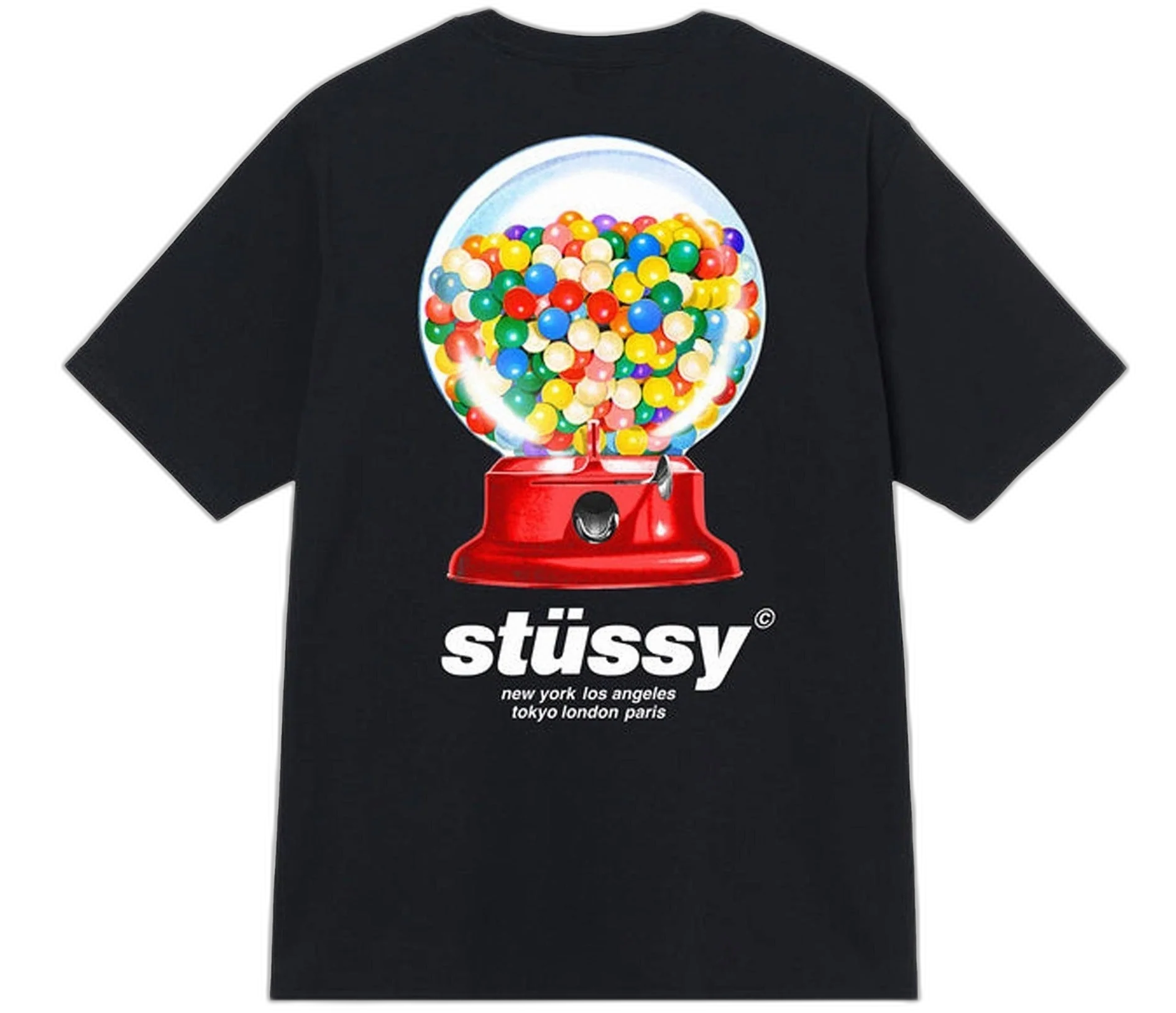 Stussy Gumball Tee Black