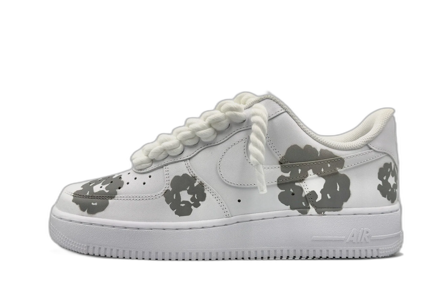 Nike Air Force 1 Low ‘07 White / Grey Denim Tears Custom