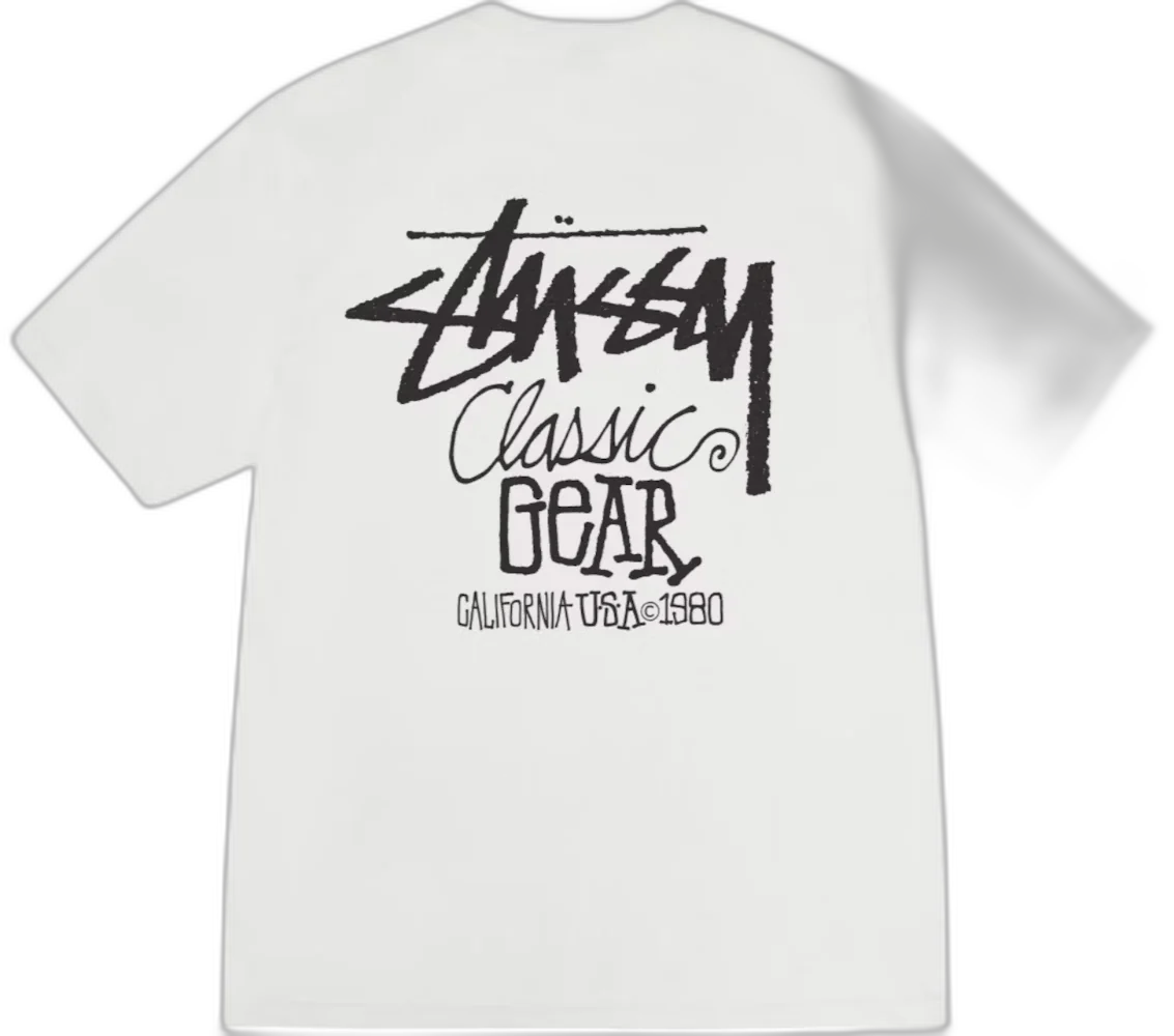 Stussy Classic Gear Pigment Dyed Tee Natural