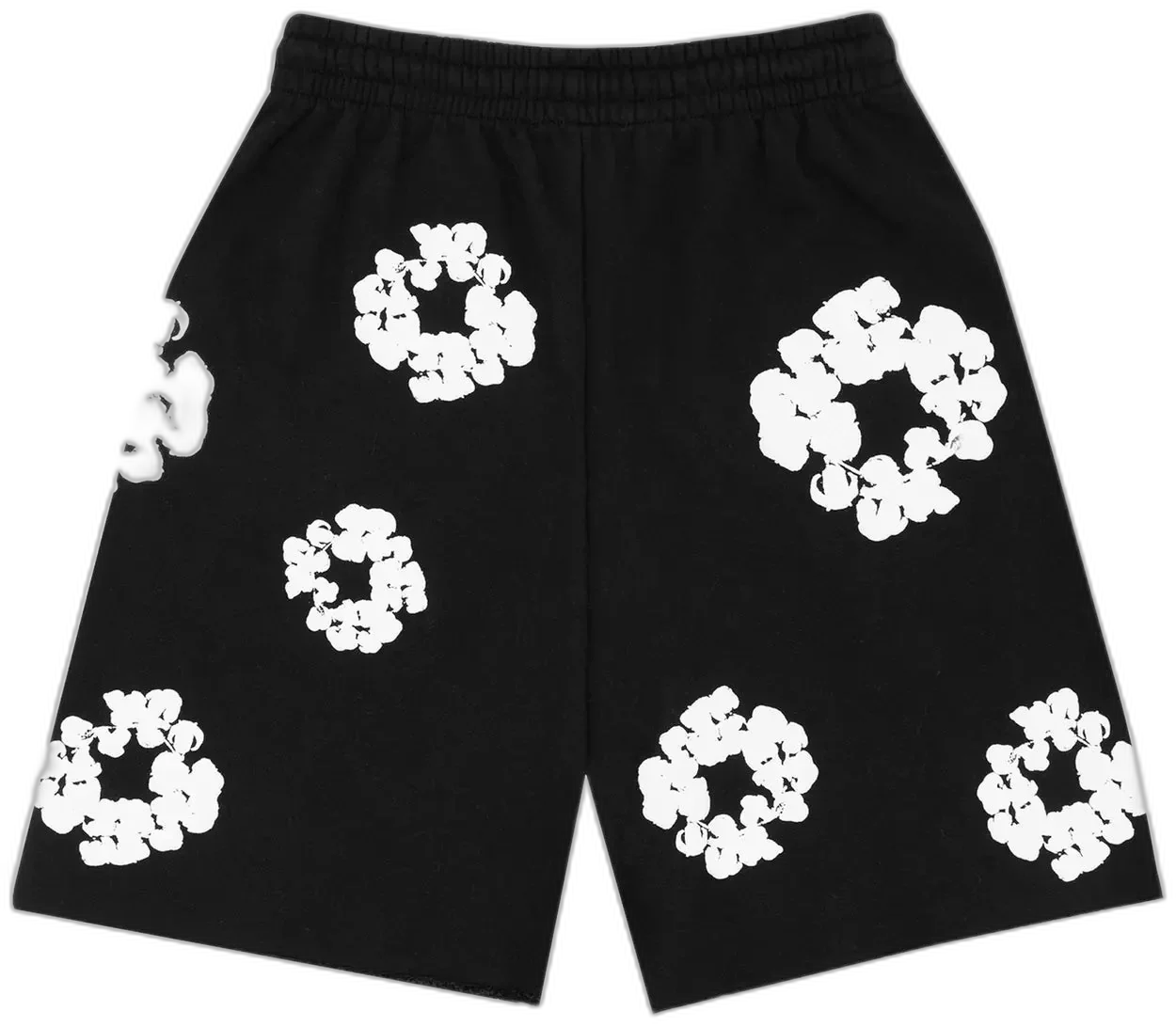 Denim Tears The Cotton Wreath Shorts Black