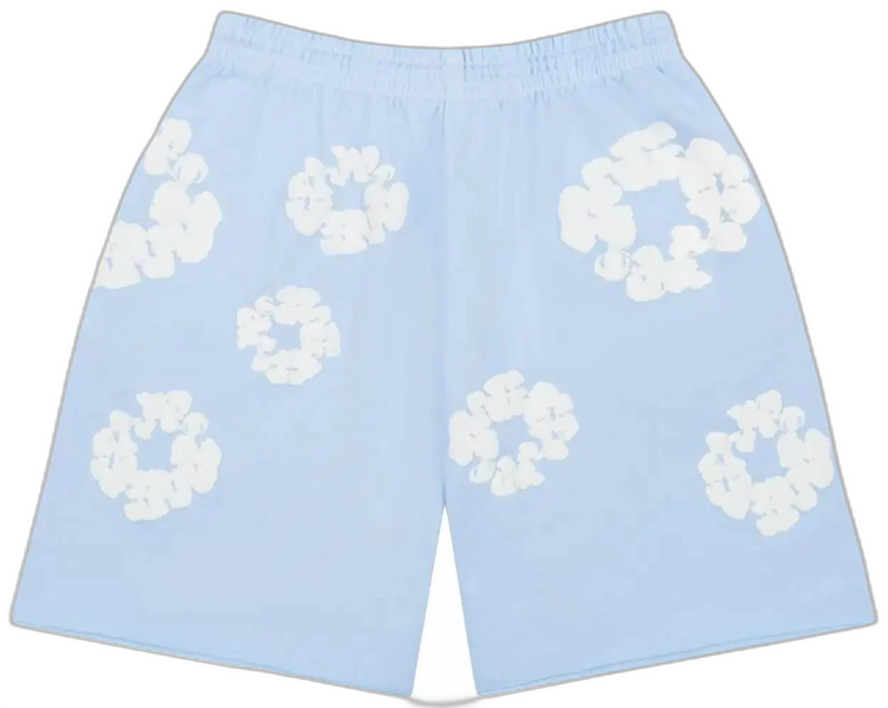 Denim Tears The Cotton Wreath Shorts Powder Blue