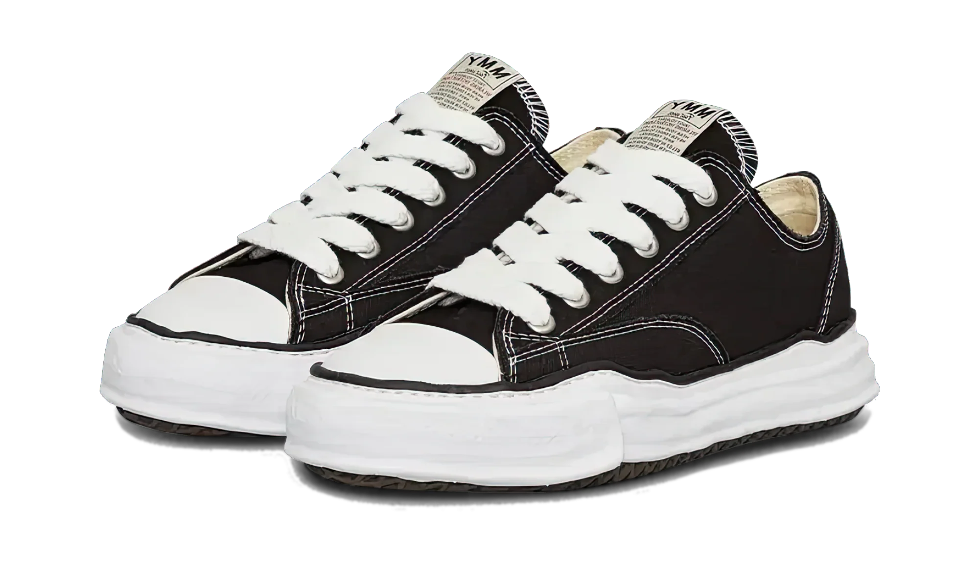 Maison Mihara Yasuhiro Peterson OG Sole Canvas Low Black