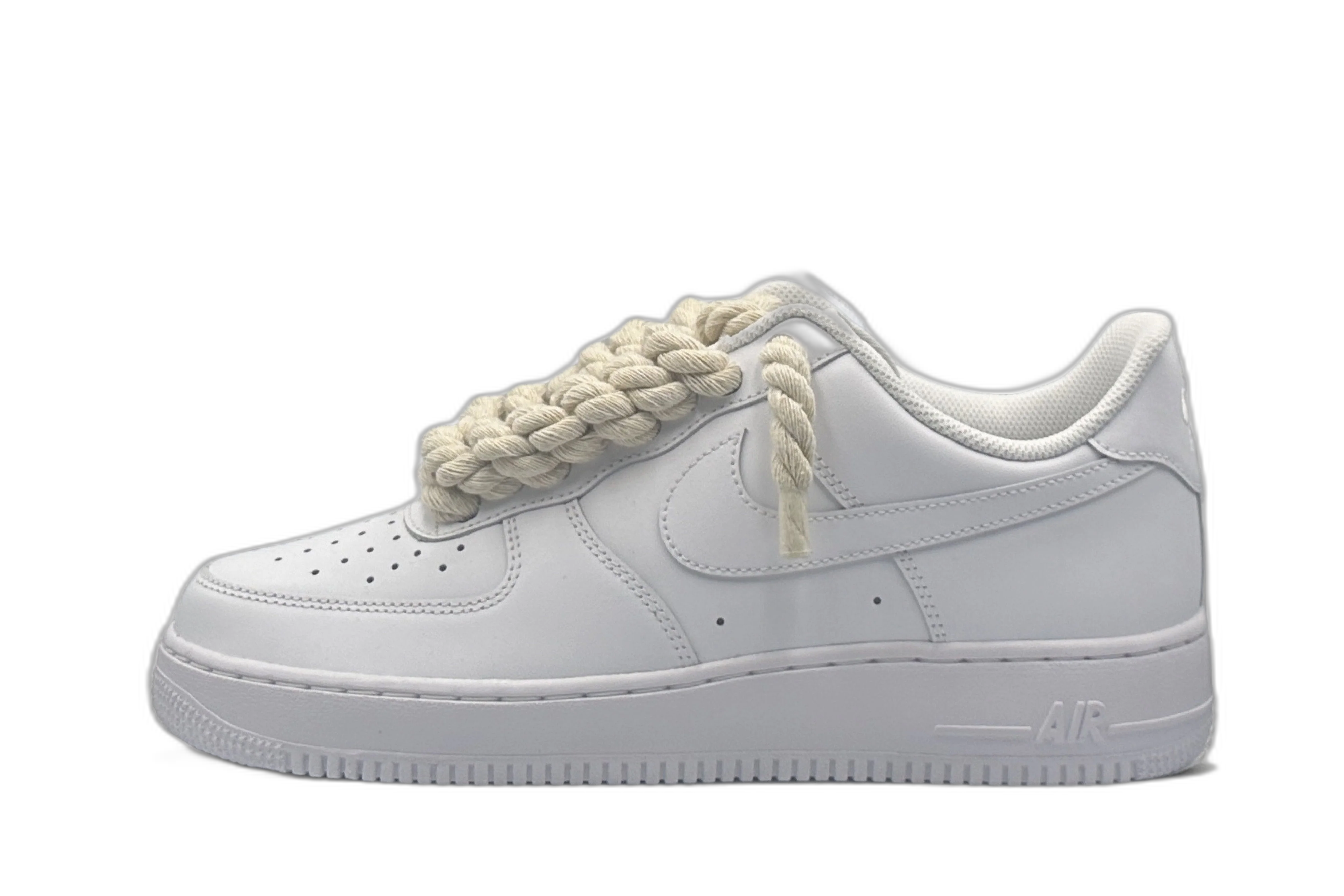 Nike Air Force 1 Low ‘07 White / Beige Rope Laces
