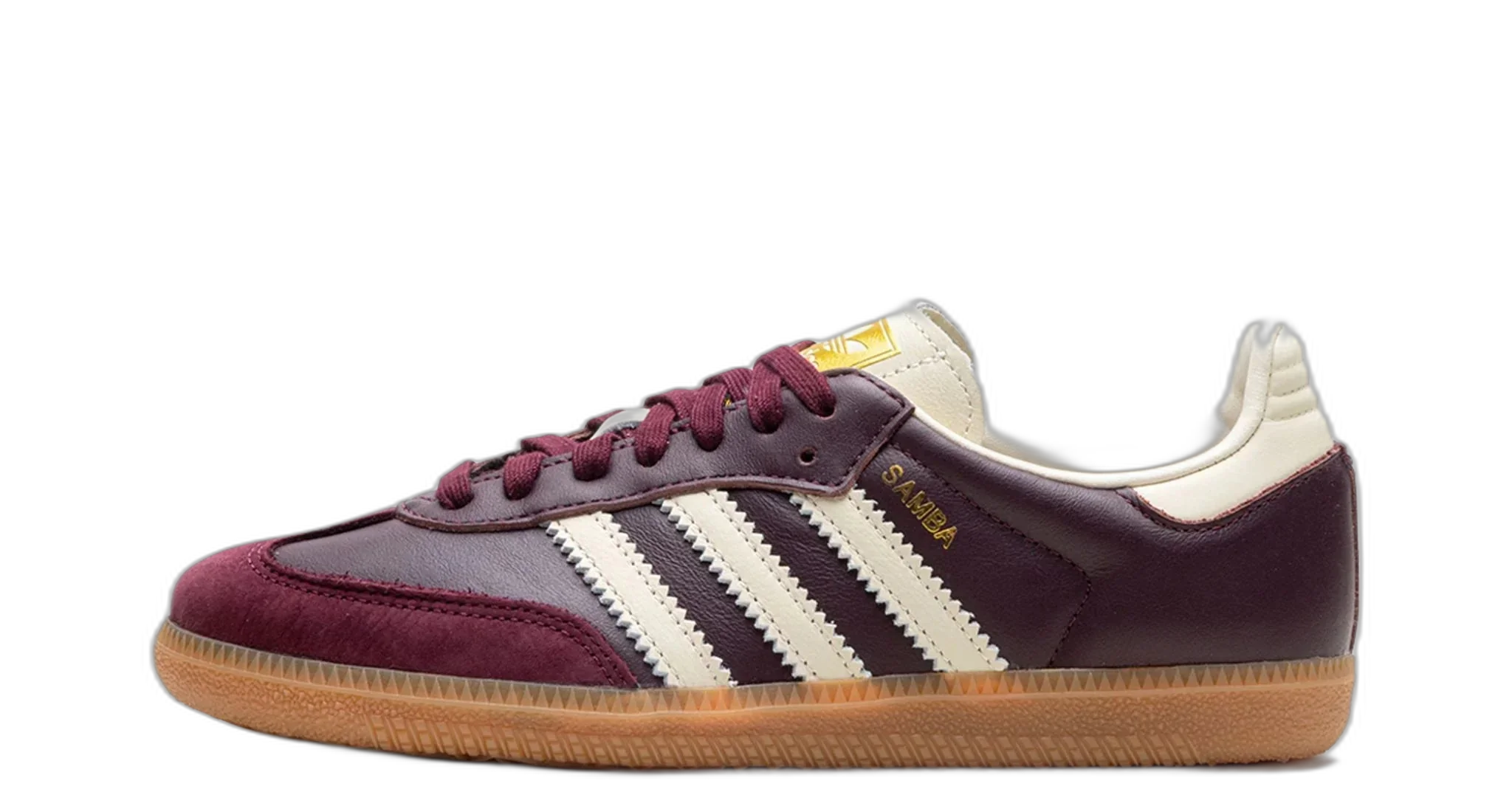 adidas Samba OG Maroon Gold Metallic