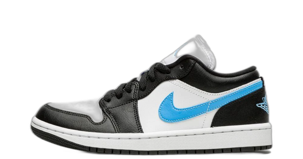Jordan 1 Low Black University Blue White
