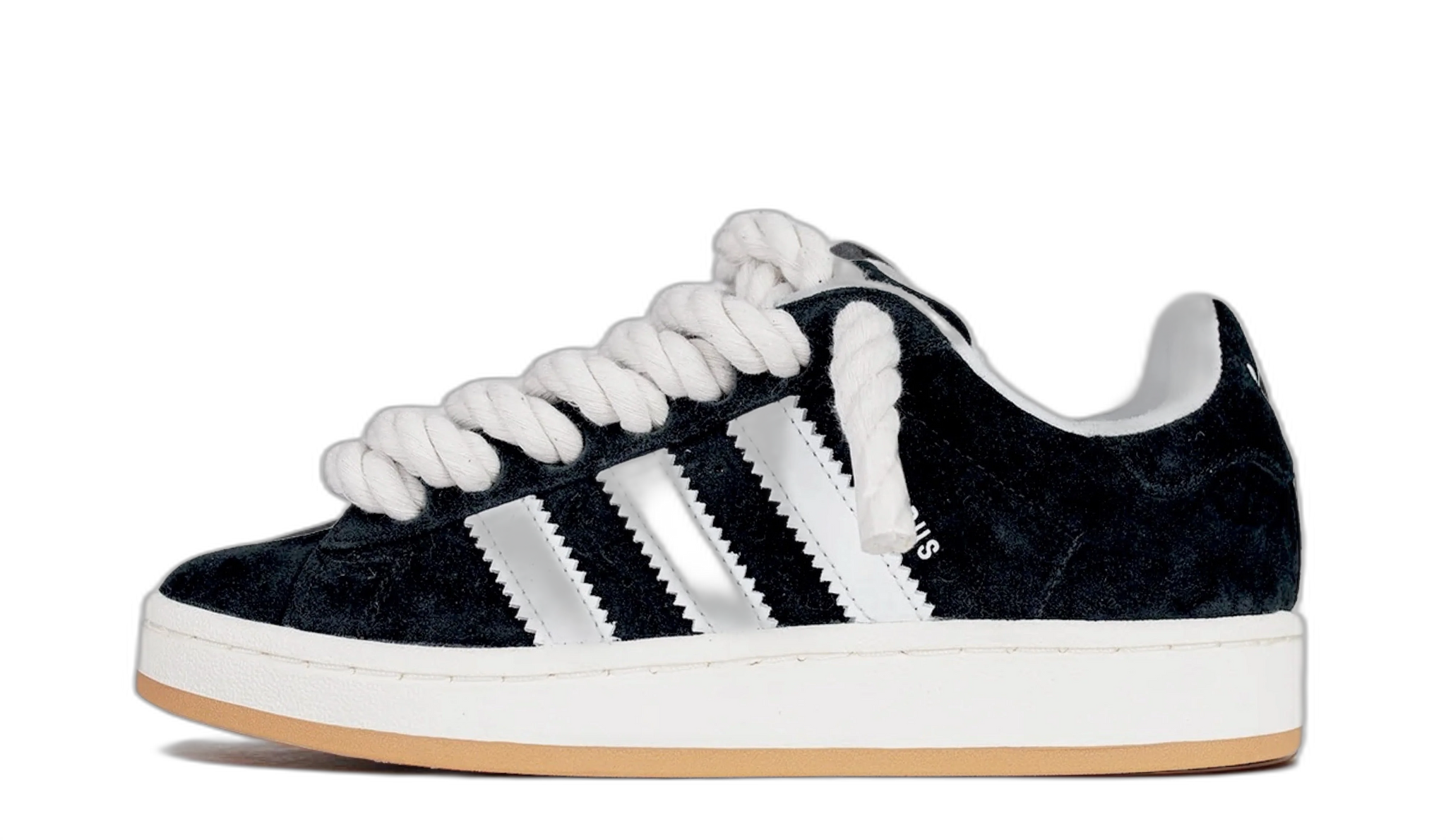 adidas Campus 00s Core Black / White Rope Laces