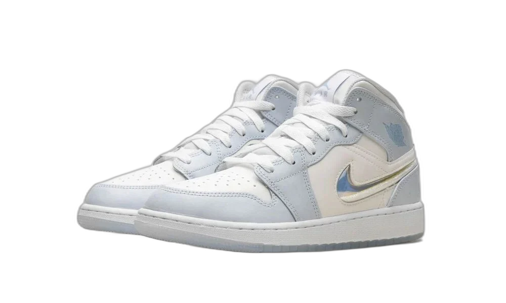 Jordan 1 Mid SE Glitter Swoosh