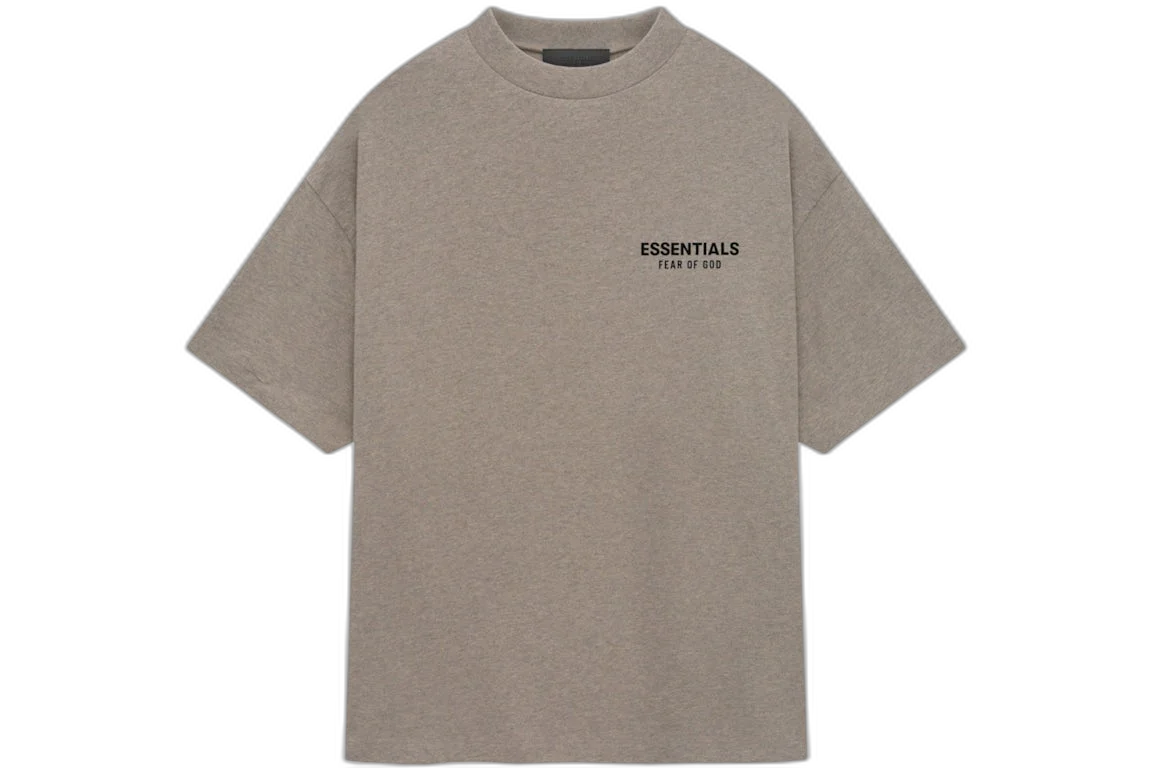Fear of God Essentials Jersey Crewneck T-Shirt Heather Gray (FW24)