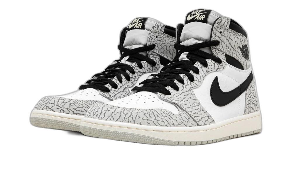 Jordan 1 Retro High OG White Cement
