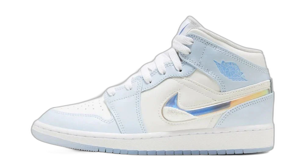 Jordan 1 Mid SE Glitter Swoosh