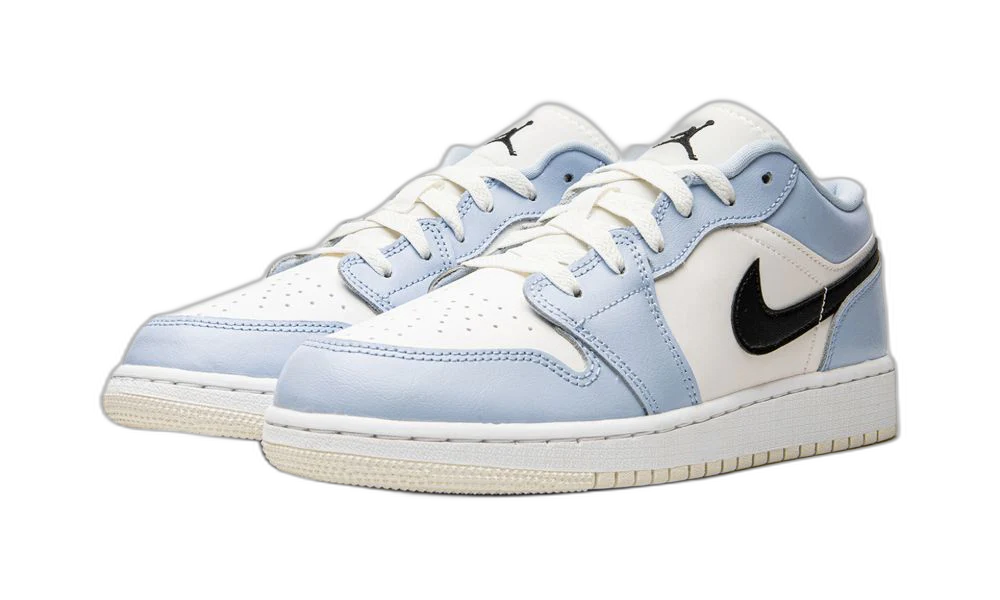 Jordan 1 Low Ice Blue Black