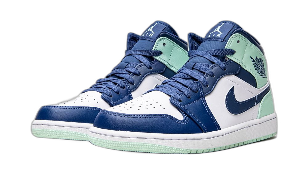 Jordan 1 Mid Mystic Navy Mint Foam