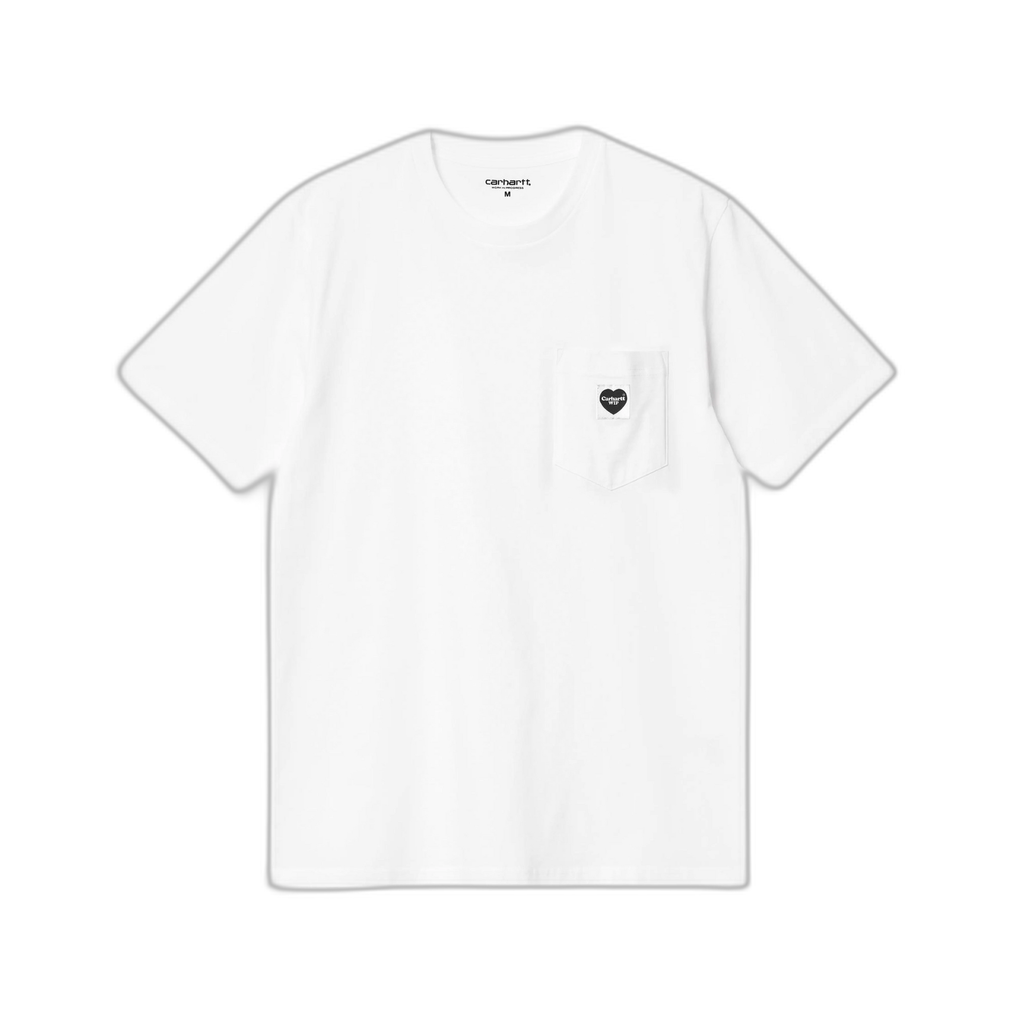Carhartt WIP S/S Pocket Heart T-Shirt White/Black