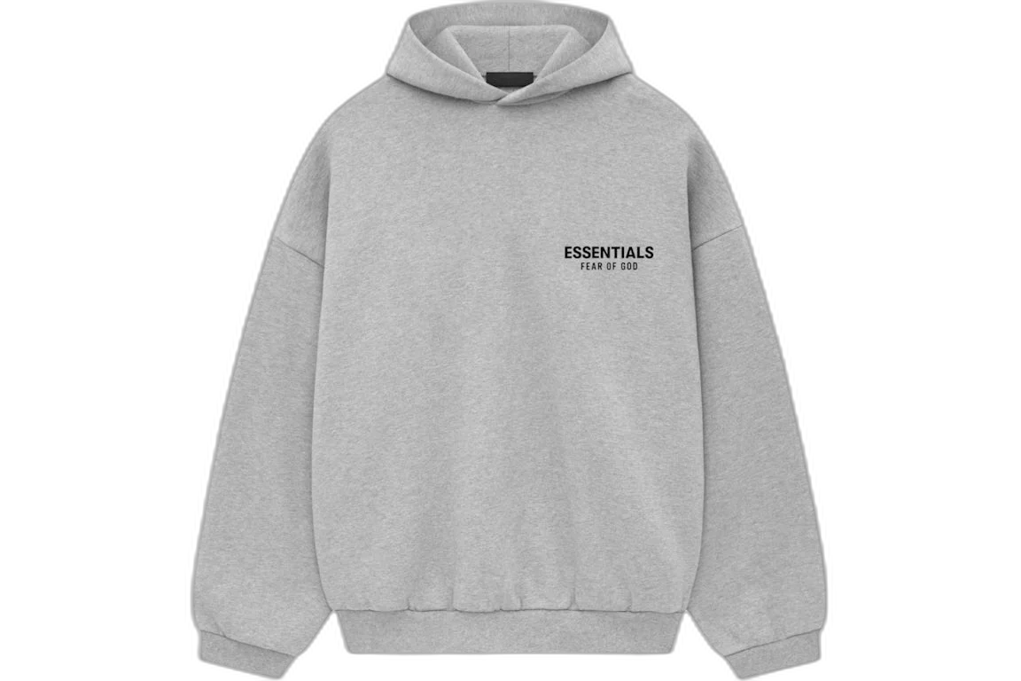 Fear of God Essentials Fleece Hoodie Light Heather Gray (FW24)