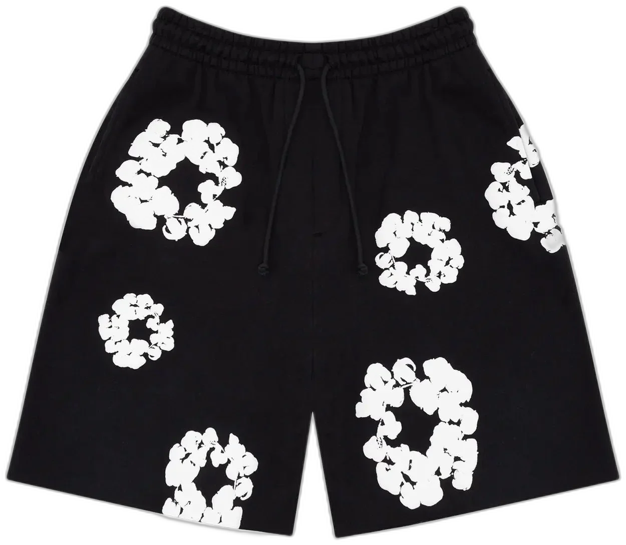 Denim Tears The Cotton Wreath Shorts Black