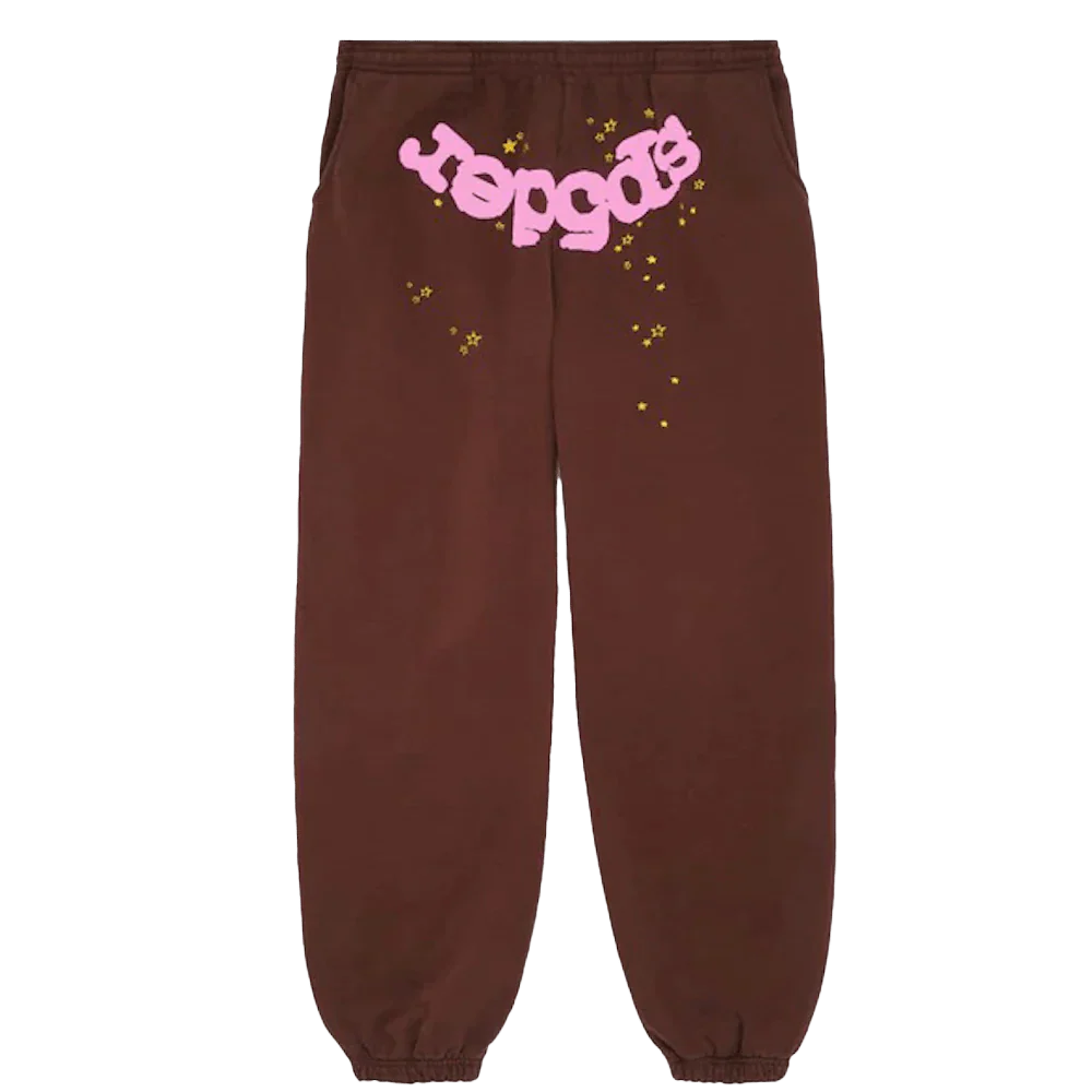 Sp5der Classic Sweatpant Brown