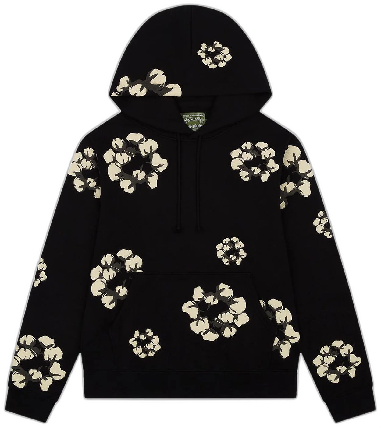 Denim Tears x CPFM Cactus Tears Wreath Hoodie Black