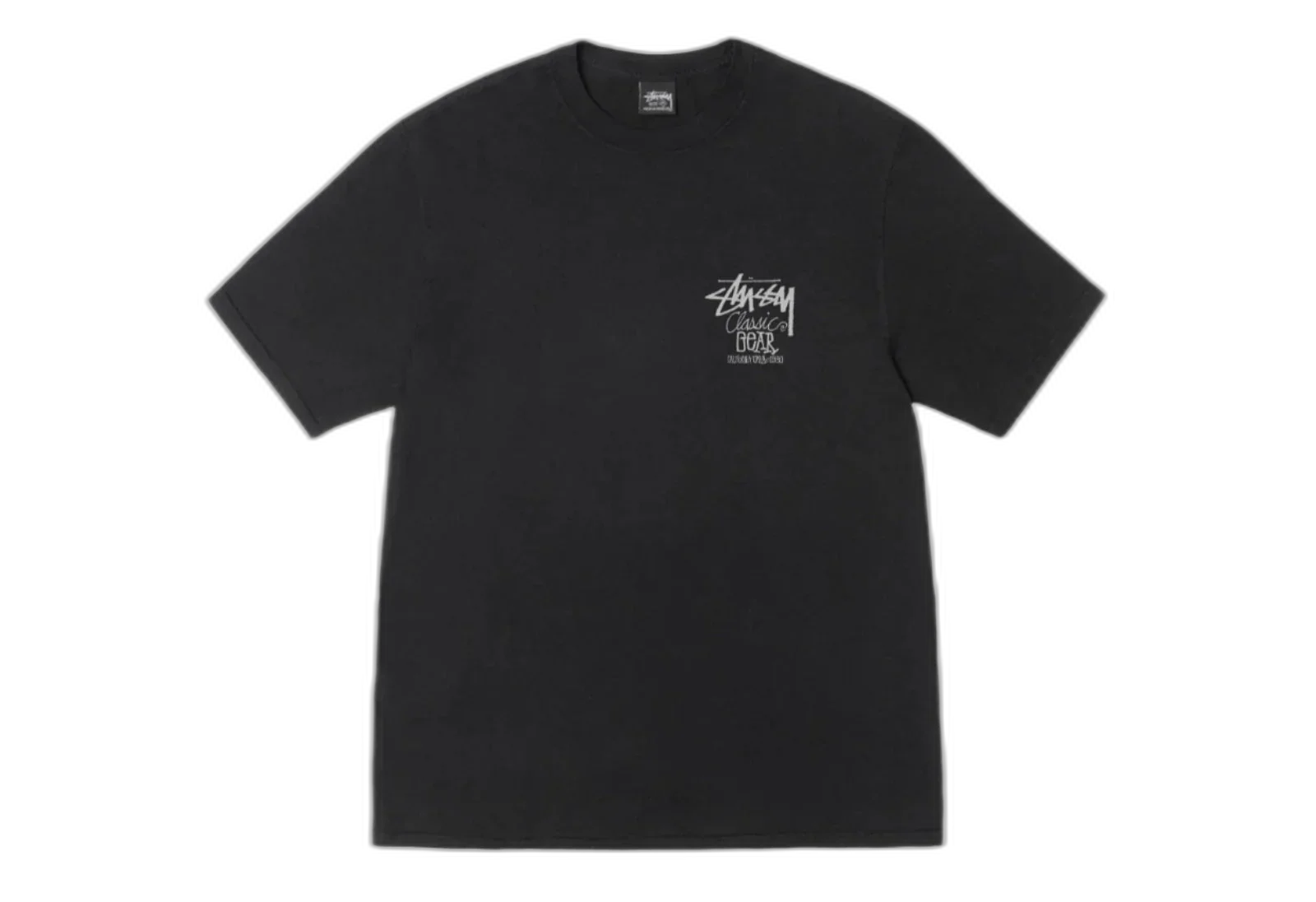 Stussy Classic Gear Pigment Dyed Tee Black