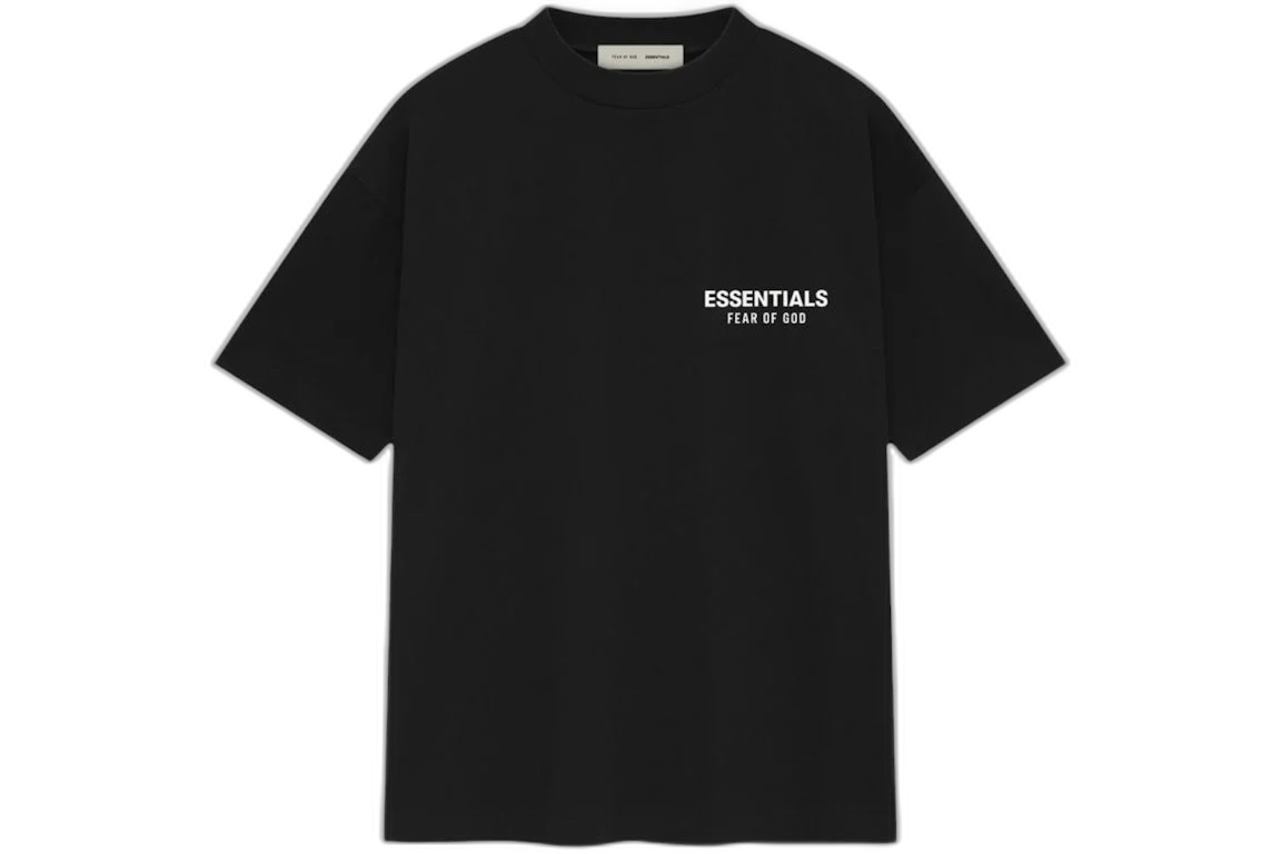 Fear of God Essentials Jersey Crewneck T-Shirt Black (FW24)
