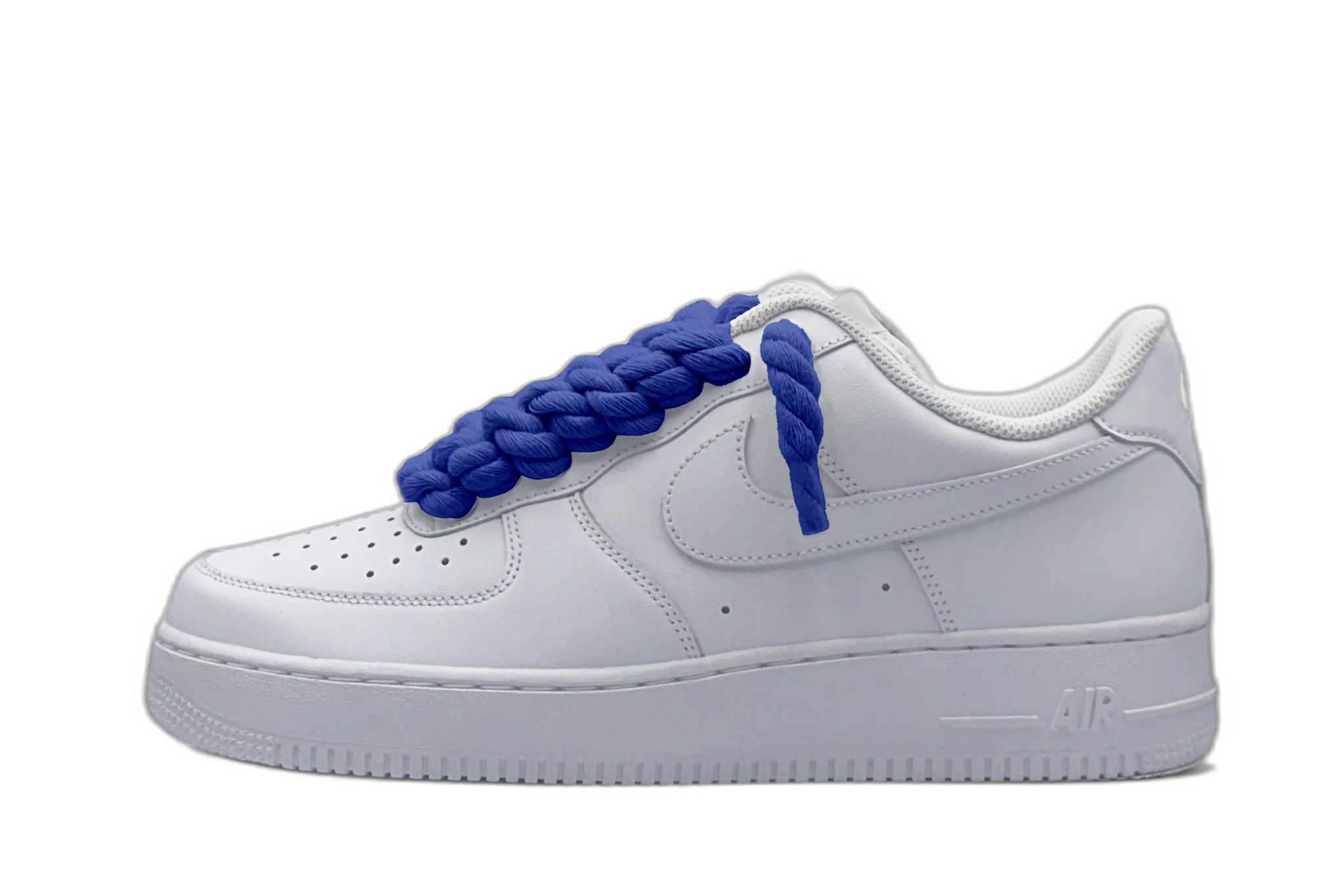 Nike Air Force 1 Low ‘07 White / Navy Rope Laces