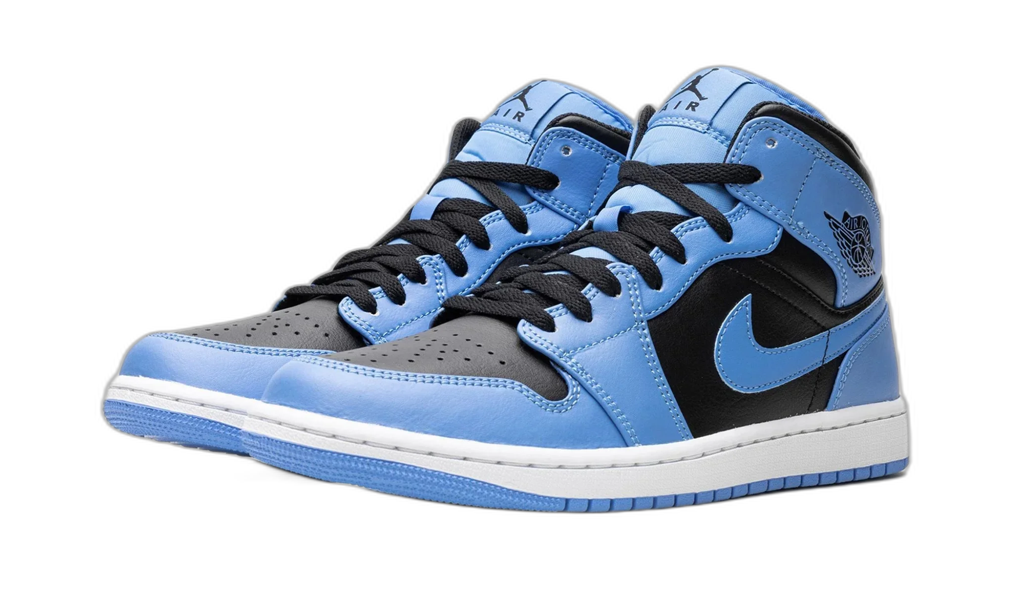 Jordan 1 Mid University Blue Black