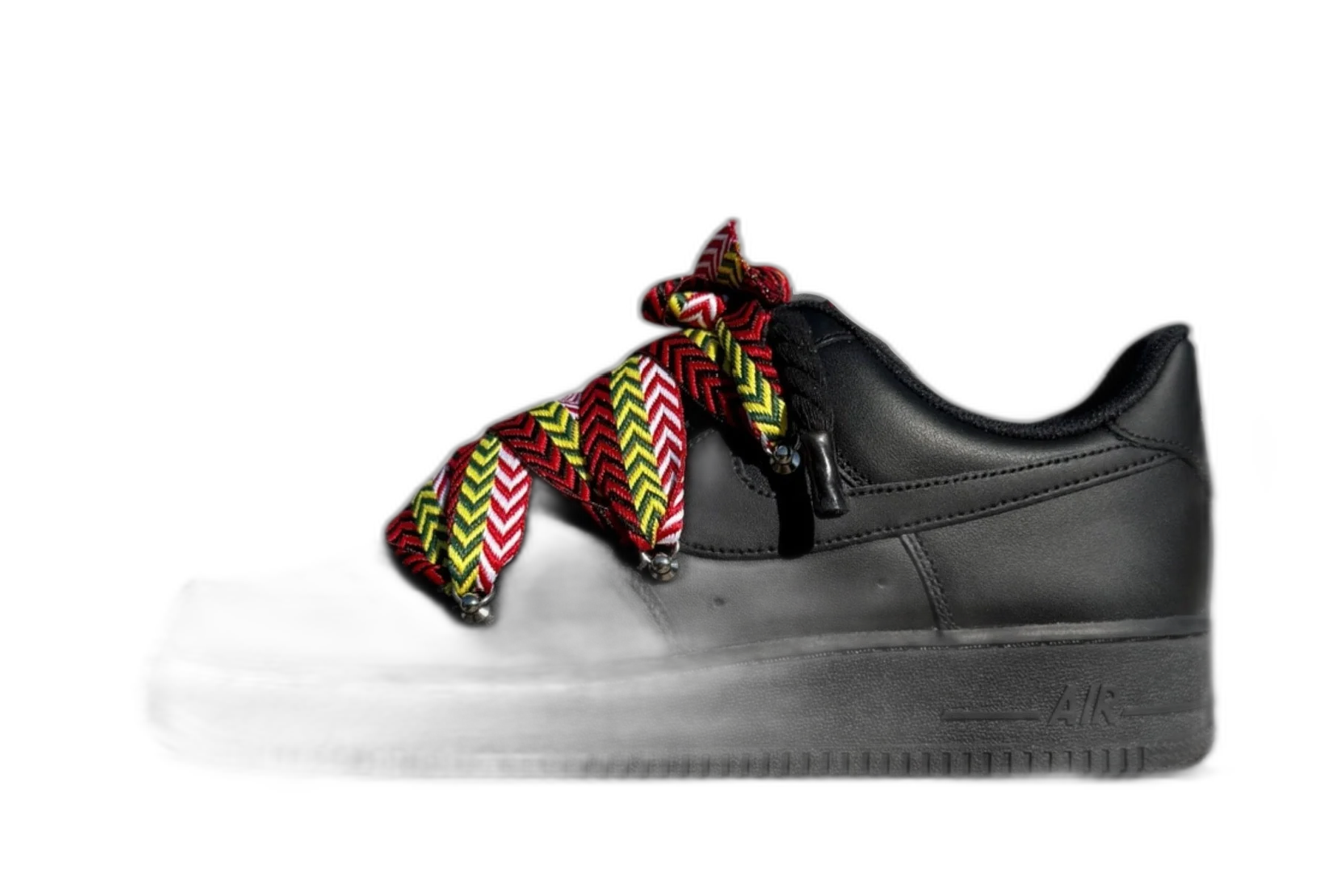 Nike Air Force 1 Low ‘07 Black / Lanvin Yellow Red Rope