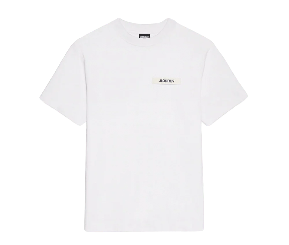 Jacquemus Le T-Shirt Gros Grain White