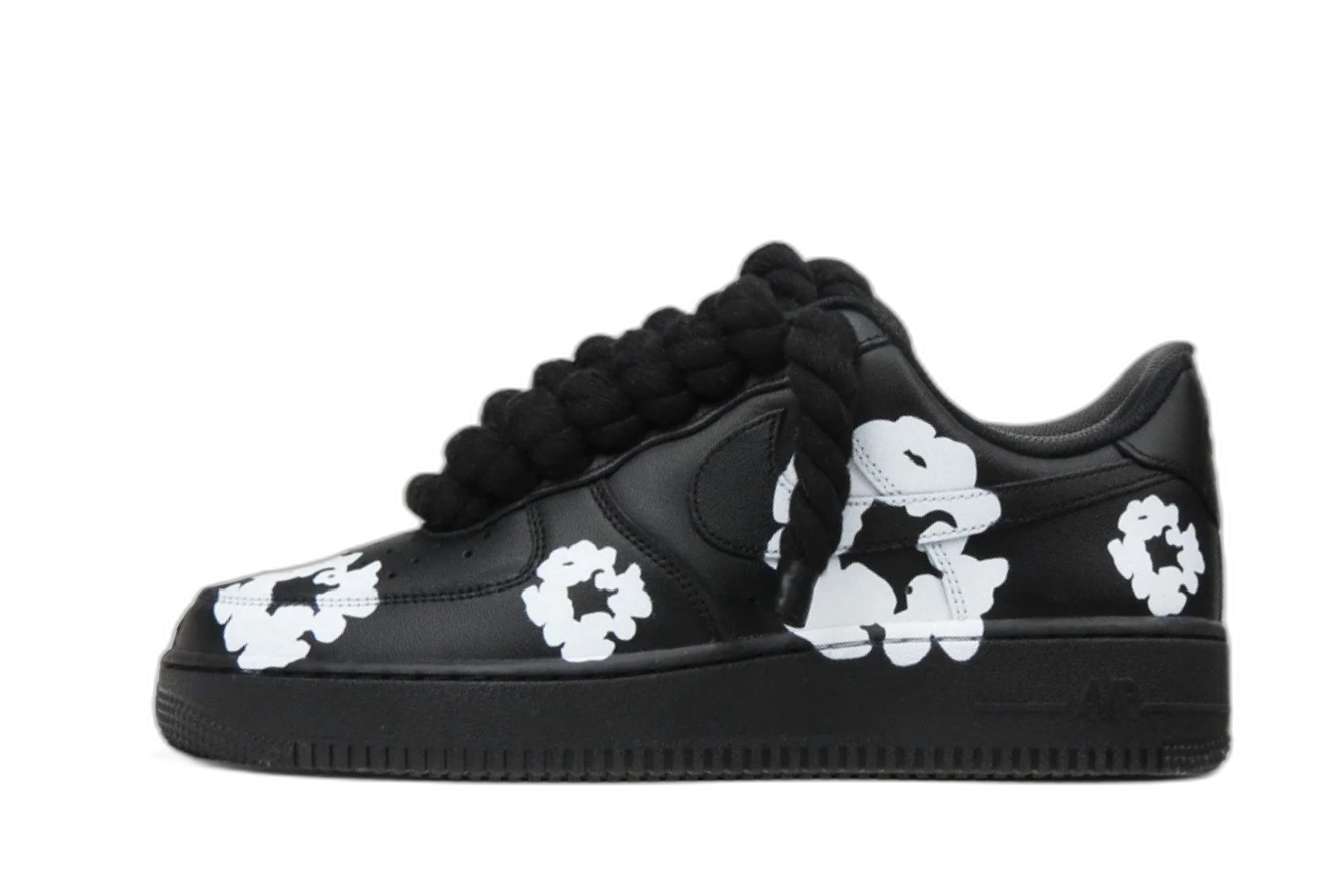 Nike Air Force 1 Low ‘07 Black / White Denim Tears Custom
