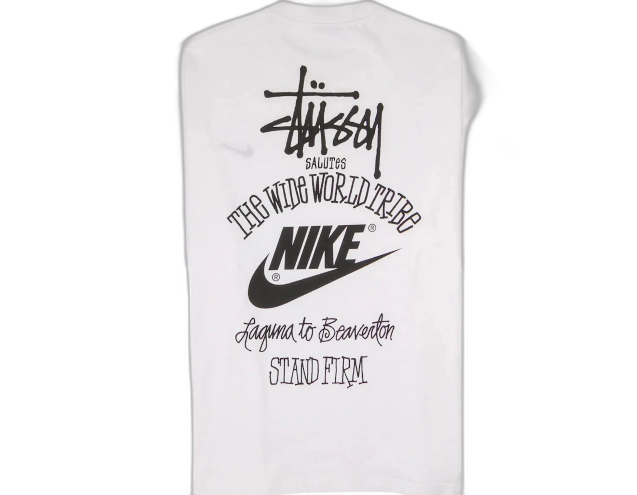 Nike x Stussy The Wide World Tribe T-Shirt White