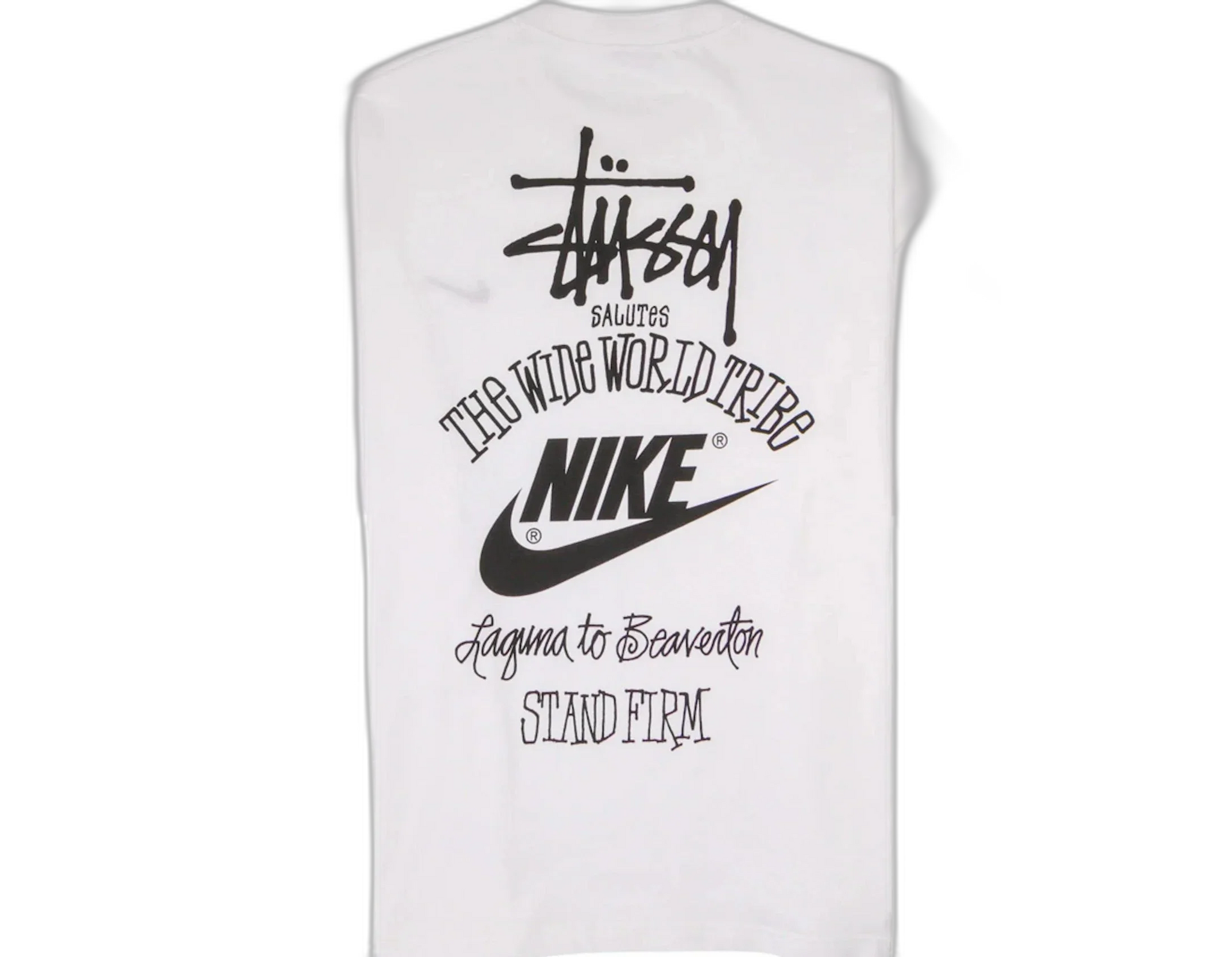 Nike x Stussy The Wide World Tribe T-Shirt White
