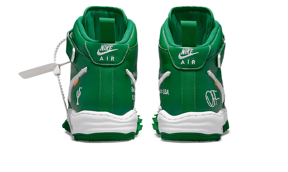 Nike Air Force 1 Mid Off-White Pine Green