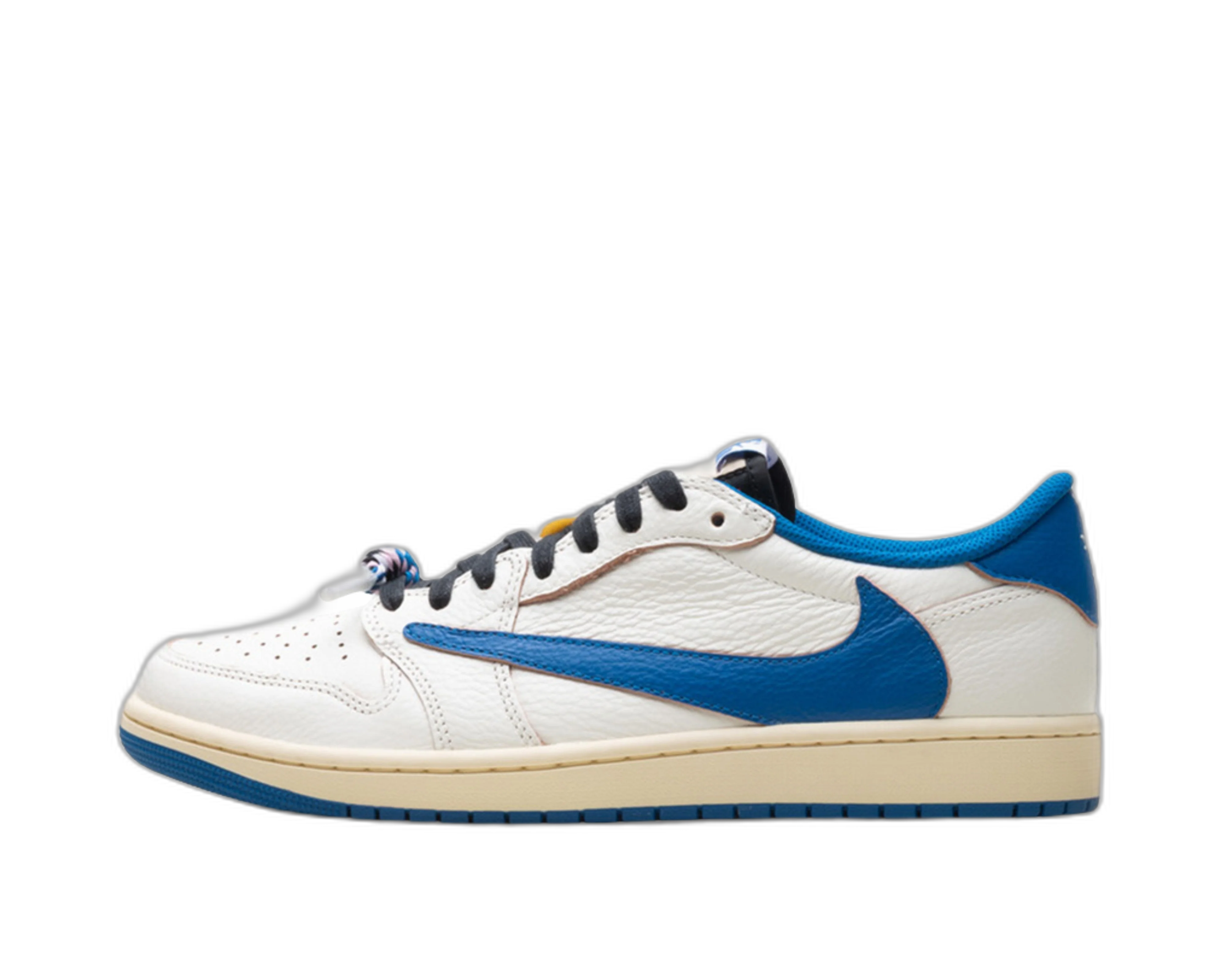 Jordan 1 Retro Low OG SP Fragment x Travis Scott Sail Military Blue