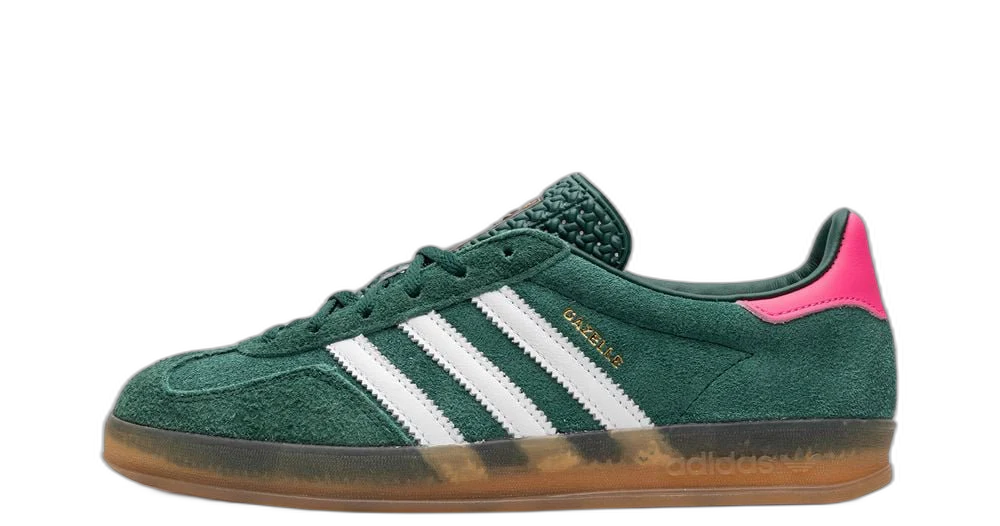 adidas Gazelle Indoor Collegiate Green Lucid Pink
