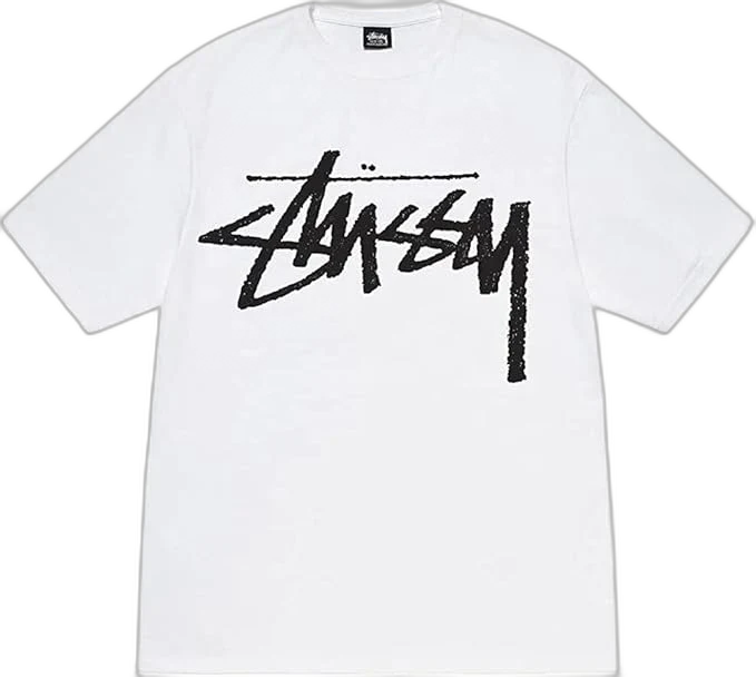 Stussy Big Stock Tee White
